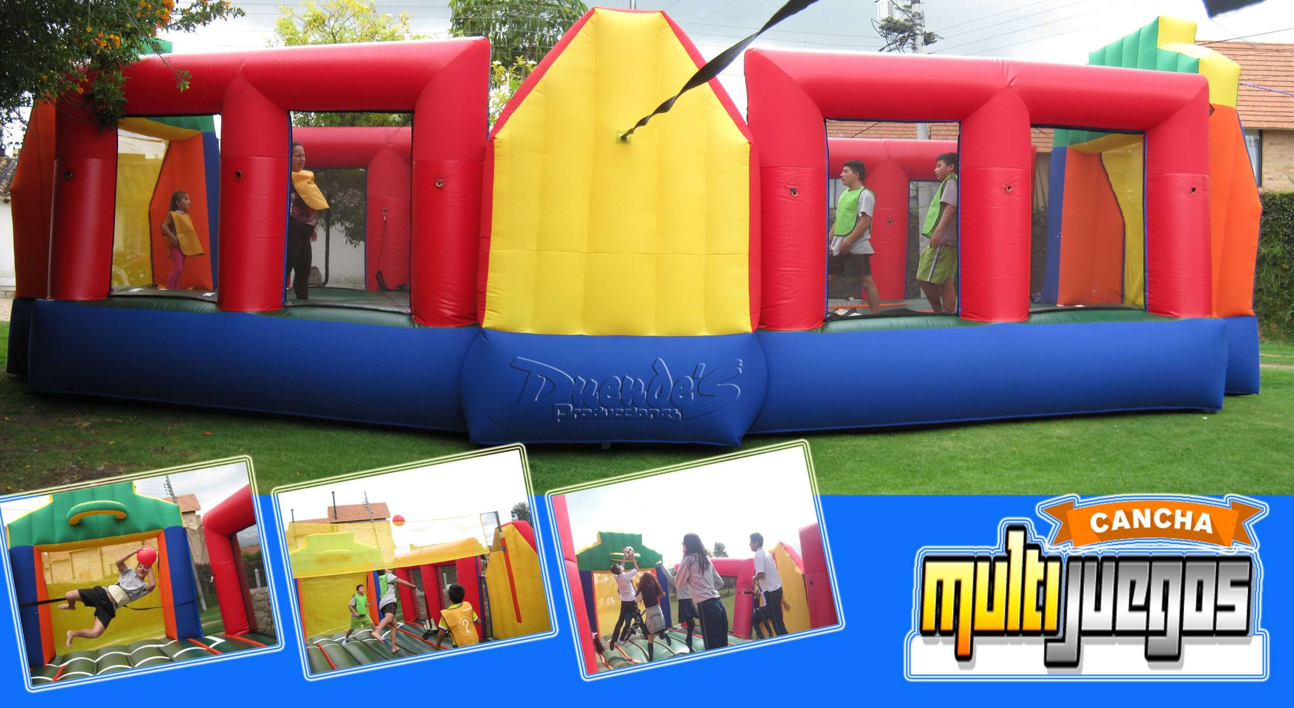 cancha inflable completa promo